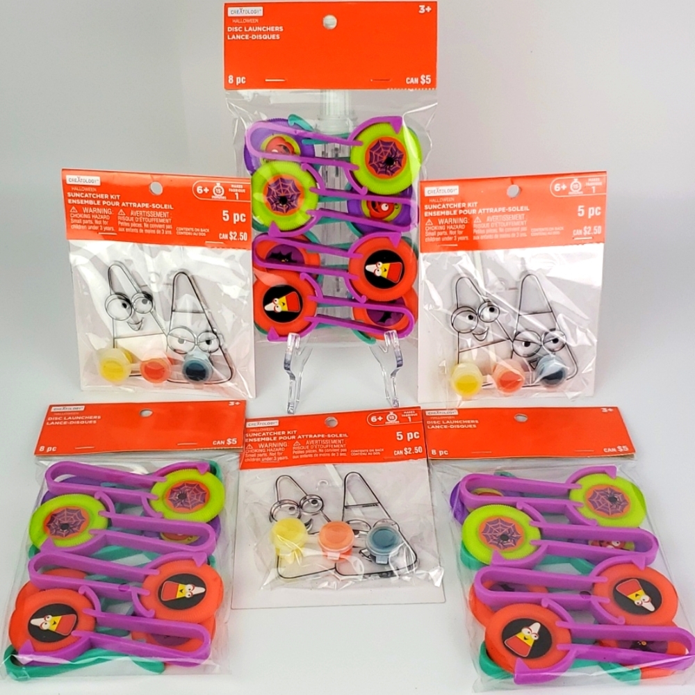 Halloween Disc Launchers & Suncatcher Kit